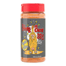 Meat Church Honey Bacon BBQ Rub 14 oz bottle with sweet honey, smoky bacon, and bold BBQ flavor, perfect for pork, chicken, and vegetables at DDR BBQ Supply