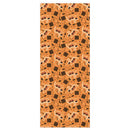 Orange Grillin’ Chillin’ Refillin’ BBQ Wrapping Paper with smokers and steaks – available in 24x36 or 24x60