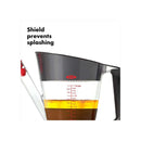 OXO Good Grips Fat Separator 4-cup – durable gravy and broth separator with stopper and strainer