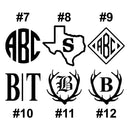 Arkansas leatherette tray in 6x6 or 9x9 with multiple designs for stylish organization at DDR BBQ Supply