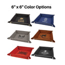 Arkansas leatherette tray in 6x6 or 9x9 with multiple designs for stylish organization at DDR BBQ Supply