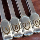 Personalized BBQ tongs with custom engraving, durable design, and soft-grip handle available at DDR BBQ Supply