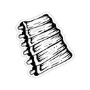 Ribs BBQ sticker for smokers, coolers, and meat-loving grillers – shop DDR BBQ Supply