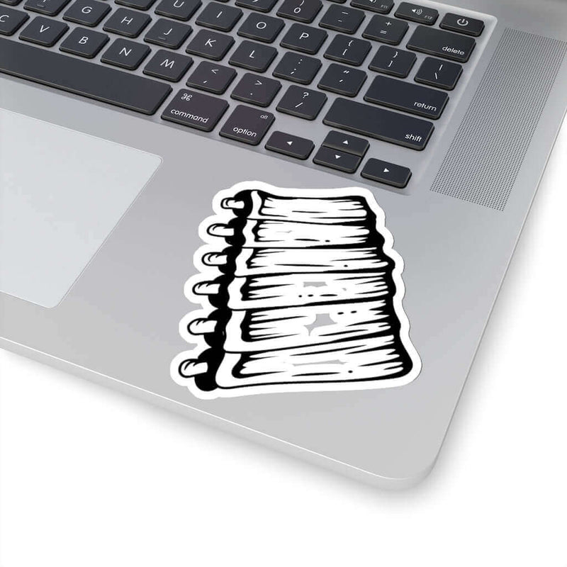 Ribs BBQ sticker for smokers, coolers, and meat-loving grillers – shop DDR BBQ Supply