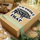 I'd Smoke That Pig BBQ sticker for smokers, coolers, and BBQ setups – shop DDR BBQ Supply