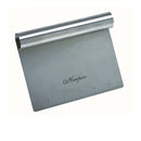 Stainless Steel Bench Scraper with Measurement Guide – Multipurpose Dough & Veggie Chopper at DDR BBQ Supply