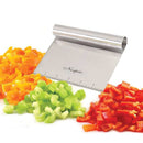 Stainless Steel Bench Scraper with Measurement Guide – Multipurpose Dough & Veggie Chopper at DDR BBQ Supply