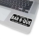 Texas Bar-B-Que BBQ sticker for coolers, smokers, and BBQ gear – shop DDR BBQ Supply