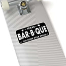 Texas Bar-B-Que BBQ sticker for coolers, smokers, and BBQ gear – shop DDR BBQ Supply