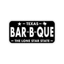 Texas Bar-B-Que BBQ sticker for coolers, smokers, and BBQ gear – shop DDR BBQ Supply