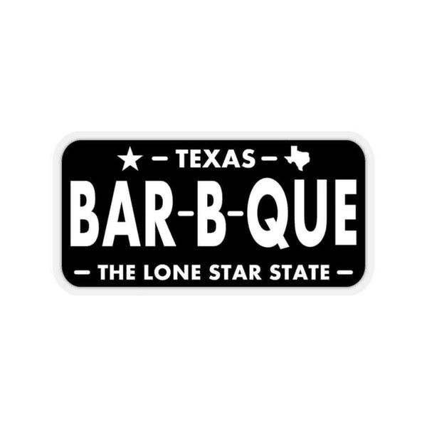 Texas Bar-B-Que BBQ sticker for coolers, smokers, and BBQ gear – shop DDR BBQ Supply