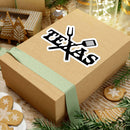 Texas BBQ sticker with Lone Star design for coolers, smokers, and BBQ gear – shop DDR BBQ Supply