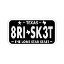 Brisket Texas BBQ sticker for smokers, coolers, and Texas pitmasters – shop DDR BBQ Supply