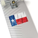 Texas Flag BBQ sticker for coolers, smokers, and grilling gear – shop DDR BBQ Supply