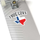 True Love Texas BBQ sticker for smokers, coolers, and grill gear – shop DDR BBQ Supply